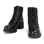 Milwaukee Leather Women’s Garter Premium Black Lace-Up Fashion Motorcycle Boots MBL9447 - Image 3