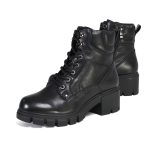 Milwaukee Leather Women’s Garter Premium Black Lace-Up Fashion Motorcycle Boots MBL9447 - Image 4
