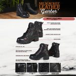 Milwaukee Leather Women’s Garter Premium Black Lace-Up Fashion Motorcycle Boots MBL9447 - Image 2
