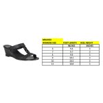 Milwaukee Leather MBL9450 Women’s Black Studded Double Strap Fashion Casual Wedge Sandals - Image 3