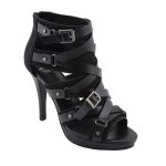 Milwaukee Leather MBL9451 Women’s Black Fashion Casual Stiletto Heeled Sandals with Ankle Strap - Image 10
