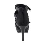 Milwaukee Leather MBL9451 Women’s Black Fashion Casual Stiletto Heeled Sandals with Ankle Strap - Image 7