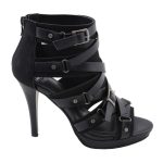 Milwaukee Leather MBL9451 Women’s Black Fashion Casual Stiletto Heeled Sandals with Ankle Strap - Image 9