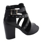 Milwaukee Leather MBL9454 Women’s Black Studded Strap Fashion Casual Sandal with Platform Heel - Image 8