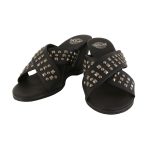 Milwaukee Leather MBL9455 Women’s Black Studded Crossover Strap Fashion Casual Wedges - Image 10