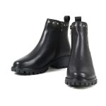 Milwaukee Leather MBL9457 Women’s Premium Black Leather Fashion Ankle Booties with Rivets - Image 10