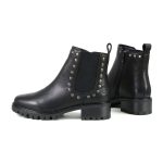 Milwaukee Leather MBL9457 Women’s Premium Black Leather Fashion Ankle Booties with Rivets - Image 5