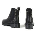 Milwaukee Leather MBL9457 Women’s Premium Black Leather Fashion Ankle Booties with Rivets - Image 6