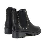 Milwaukee Leather MBL9457 Women’s Premium Black Leather Fashion Ankle Booties with Rivets - Image 7