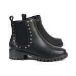 Milwaukee Leather MBL9457 Women’s Premium Black Leather Fashion Ankle Booties with Rivets - Image 8