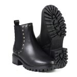 Milwaukee Leather MBL9457 Women’s Premium Black Leather Fashion Ankle Booties with Rivets - Image 9