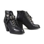 Milwaukee Leather MBL9458 Women’s Premium Black Leather Fashion Casual Boots with Classic Harness Ring - Image 10