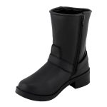 Milwaukee Leather MBL9475 Women’s Classic Black Engineer Style Fashion Motorcycle Riding Boots w/ Side Zipper - Image 3