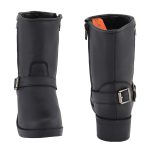 Milwaukee Leather MBL9475 Women’s Classic Black Engineer Style Fashion Motorcycle Riding Boots w/ Side Zipper - Image 9