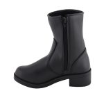Milwaukee Leather MBL9480 Women’s Premium Black ‘Super Clean’ Motorcycle Fashion Riding Boots with Side Zippers - Image 6