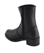 Milwaukee Leather MBL9480 Women’s Premium Black ‘Super Clean’ Motorcycle Fashion Riding Boots with Side Zippers - Image 7