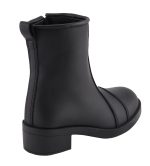 Milwaukee Leather MBL9485 Women’s Premium Black Leather ‘Clean Riding’ Motorcycle Fashion Rider Boots with Toe Cap - Image 4