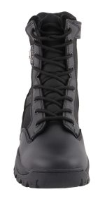Milwaukee Leather MBL9495 Women Black Leather Tactical Boots with Side Zipper - Image 3