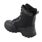Milwaukee Leather MBL9495 Women Black Leather Tactical Boots with Side Zipper - Image 6
