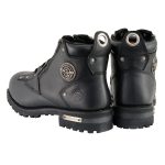 Milwaukee Leather MBM103W Men’s Black Leather Lace-Up Wide-Width  Biker Boots w/ DualSide Zipper Entry - Image 7
