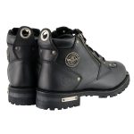 Milwaukee Leather MBM103 Men’s Black Leather Lace-Up Motorcycle Boots w/ Dual Side Zipper Entry - Image 8