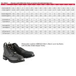 Milwaukee Leather MBM103 Men’s Black Leather Lace-Up Motorcycle Boots w/ Dual Side Zipper Entry - Image 3
