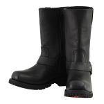 Milwaukee Leather Men’s Classic Harness 11-Inch Motorcycle Boots – Premium Cowhide, Wide-Width Sizes MBM131W - Image 6