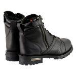 Milwaukee Leather Men’s Black Lace-Up Wide-Width Motorcycle Leather Boots with Side Zipper Entry MBM9000W - Image 8