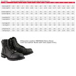 Milwaukee Leather Men’s Black Lace-Up Motorcycle Riding Leather Boots with Side Zipper Entry MBM9000 - Image 3