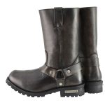 Milwaukee Leather Men’s Distressed Brown Leather Wide Width 11-inch Square Toe Harness  Motorcycle Boots MBM9005W - Image 6