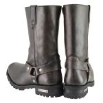 Milwaukee Leather Men’s Distressed Brown Leather Classic 11-Inch Square Toe Harness Motorcycle Boots MBM9005 - Image 7