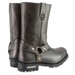 Milwaukee Leather Men’s Distressed Brown Leather Wide Width 11-inch Square Toe Harness  Motorcycle Boots MBM9005W - Image 8