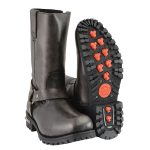 Milwaukee Leather Men’s Distressed Brown Leather Wide Width 11-inch Square Toe Harness  Motorcycle Boots MBM9005W - Image 10