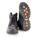 Milwaukee Leather Men’s 6-inch Black Leather Swat Style-Tactical Lace-Up Biker Boots w/ Side Zippers MBM9011 - Image 9