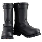 Milwaukee Leather Men’s Black Leather Wide-Width 11-Inch Classic Engineer Motorcycle Boots MBM9020W - Image 2