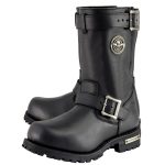 Milwaukee Leather Men’s Black Leather Wide-Width 11-Inch Classic Engineer Motorcycle Boots MBM9020W - Image 6