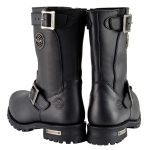 Milwaukee Leather Men’s Black 11-Inch Classic Engineer Motorcycle Leather Boots MBM9020 - Image 8