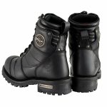 Milwaukee Leather Men’s Classic Black Leather 8-inch Lace-Up Logger Motorcycle Rider Boots MBM9030 - Image 8