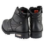 Milwaukee Leather Men’s Black Leather 6-inch Lace-Up Motorcycle Biker Rider Boots w/ Zipper Closure MBM9050 - Image 19