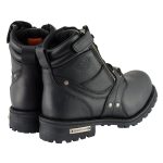Milwaukee Leather Men’s Black Leather 6-inch Lace-Up Motorcycle Biker Rider Boots w/ Zipper Closure MBM9050 - Image 20