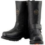 Milwaukee Leather MBM9060W Men’s Black Wide-Width 11-inch Classic Harness Square Toe Boots - Image 5
