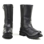Milwaukee Leather Men’s Black Waterproof Boots 11-inch Wide Width Square Toe with Harness and Zipper MBM9061WP - Image 2