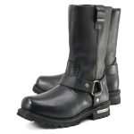 Milwaukee Leather Men’s Black Waterproof Boots 11-inch Wide Width Square Toe with Harness and Zipper MBM9061WP - Image 5