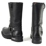 Milwaukee Leather Men’s Black Waterproof Boots 11-inch Wide Width Square Toe with Harness and Zipper MBM9061WP - Image 7