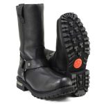 Milwaukee Leather Men’s Black Waterproof Boots 11-inch Wide Width Square Toe with Harness and Zipper MBM9061WP - Image 10