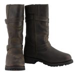 Milwaukee Leather MBM9063 Men’s Classic Distressed Brown Leather Motorcycle Engineer Riding Biker Boots - Image 4