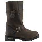 Milwaukee Leather MBM9063 Men’s Classic Distressed Brown Leather Motorcycle Engineer Riding Biker Boots - Image 7