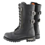 Milwaukee Leather Men’s 13-Inch-Tall Tactical Black Lace-Up Leather Boots Zipper w/ Storage Pocket MBM9069 - Image 7