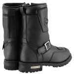 Milwaukee Leather Men’s Black Leather Classic Engineer Motorcycle Boots w/ Reflective Piping & Gear Shift Protection MBM9070 - Image 8