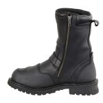 Milwaukee Leather Men’s Black Wide Width 9-inch Waterproof Engineer Leather Biker Boots with Reflective Piping MBM9071WP - Image 10
